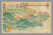 東紀勢線大内山附近ノ圖