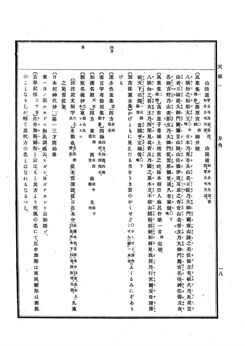 古事類苑 [1] 天部 - ページ 18