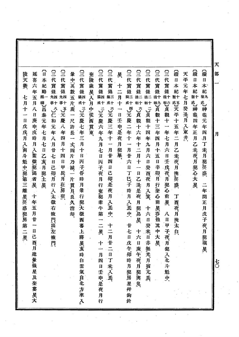 古事類苑 [1] 天部 - ページ 70
