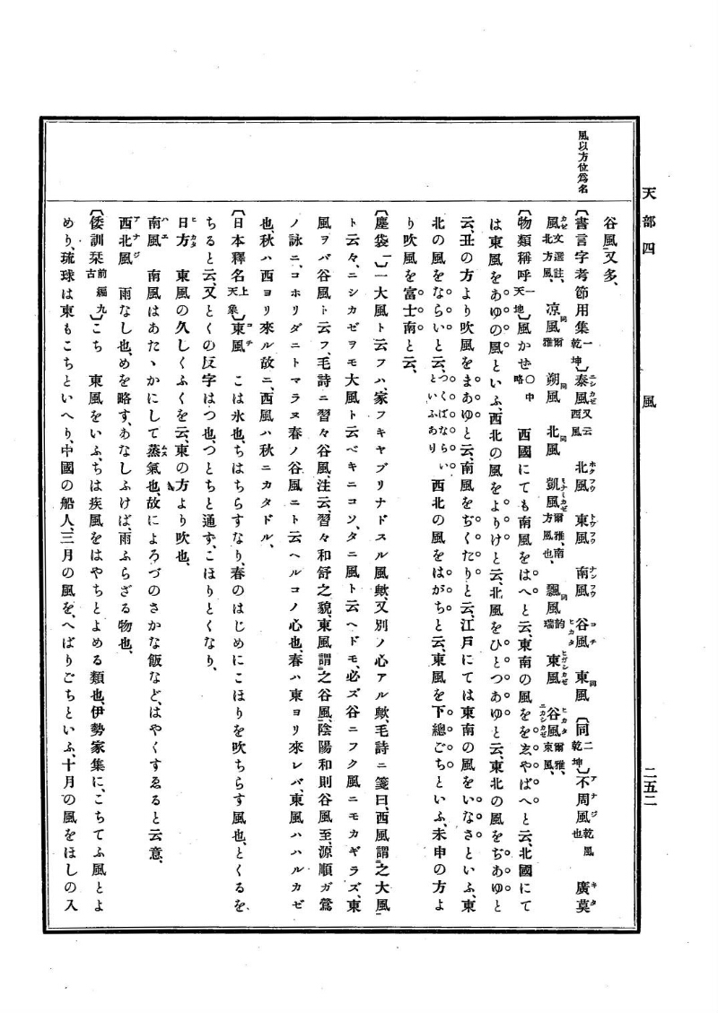 古事類苑 [1] 天部 - ページ 252